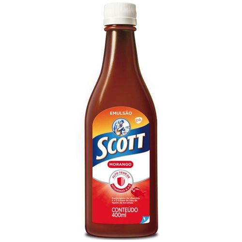 Emulsao Scott Morango 400ml