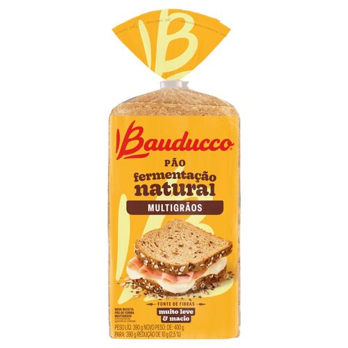 Pão de Forma Bauducco Grãos Clássicos Fermentação Natural 390g
