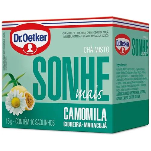 Chá Misto Dr. Oetker Sonhe Mais 15g com 10 Unidades