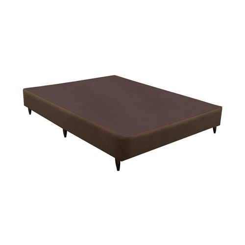 Base Sommier Linho Marrom Casal (138X188X30) Linho - Ortobom