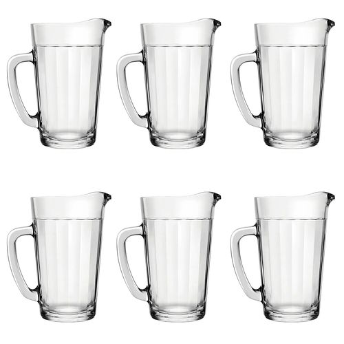 Jarra de Mesa Copo Americano de Vidro 750ml 6 Unidades - Nadir R540