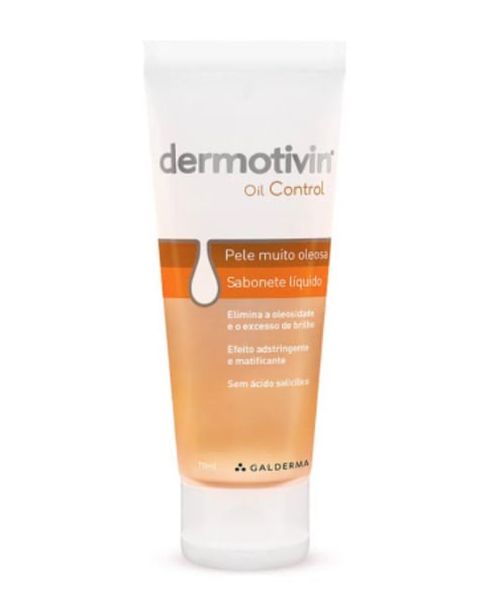 Sabonete Líquido Facial Dermovitin Control 70ml