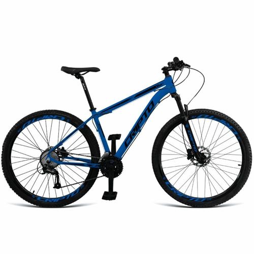 Bicicleta Aro 29 Cripto 24v Acera Freio Hidraulico Trava-k7 - 17" Azul Hunter-preto