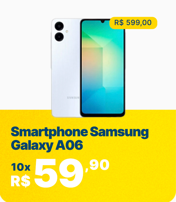 Smartphone Samsung Galaxy A06 Branco